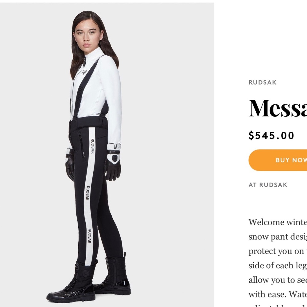 Rudsak Messa Ski Pants BNWT